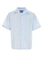 PRADA Stylish Printed Poplin Shirt for Men