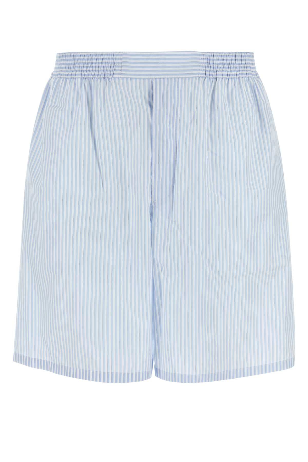 PRADA Embroidered Mini Bermuda Shorts for Men