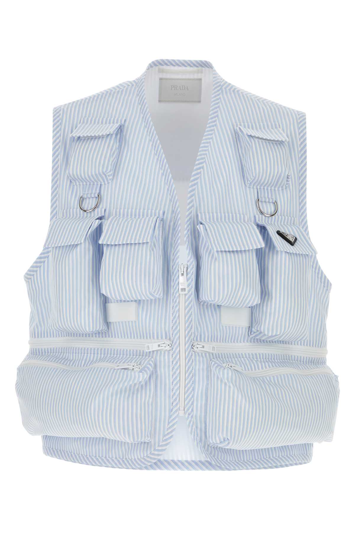 PRADA Embroidered Cotton Vest for Men - Stylish and Versatile