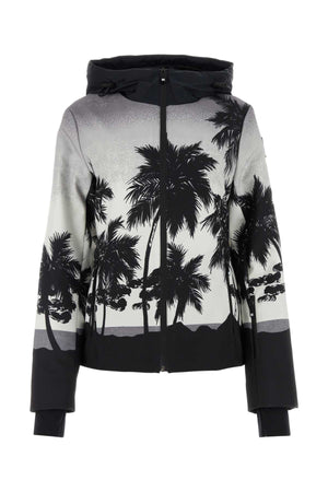 PALM ANGELS Printed Mini Ski Jacket for Women