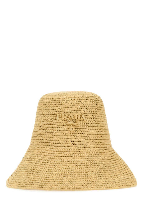 PRADA Elegant Raffia Hat for Women