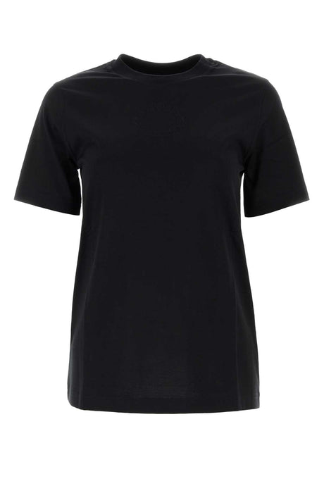 BURBERRY Classic Black Cotton T-Shirt for Women