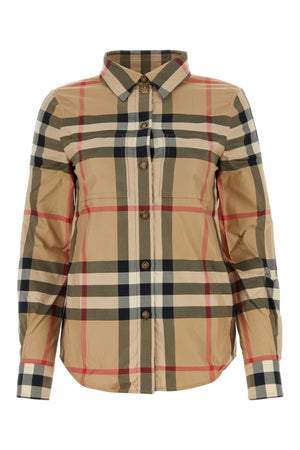 BURBERRY Embroidered Poplin Shirt for Women