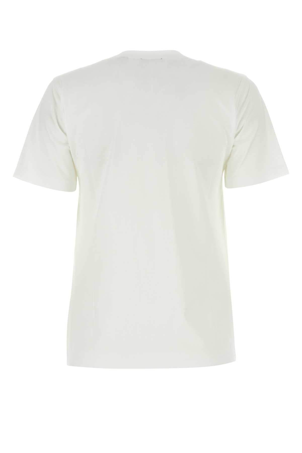 BURBERRY Classic White Cotton T-Shirt for Women