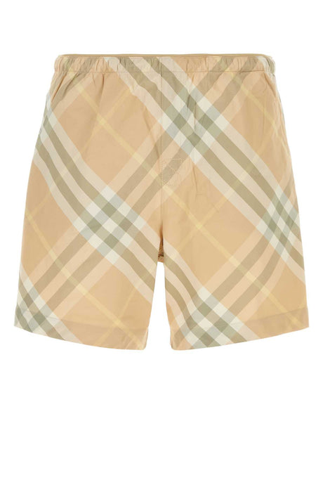 BURBERRY Embroidered Nylon Swimming Shorts for Men