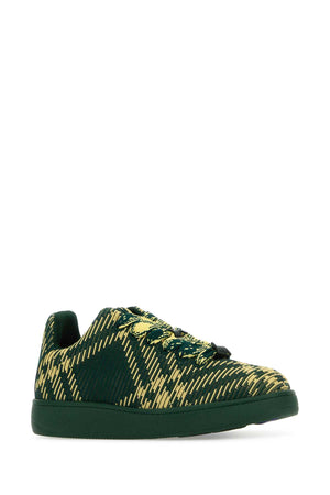 BURBERRY Embroidered Fabric Box Sneakers for Men