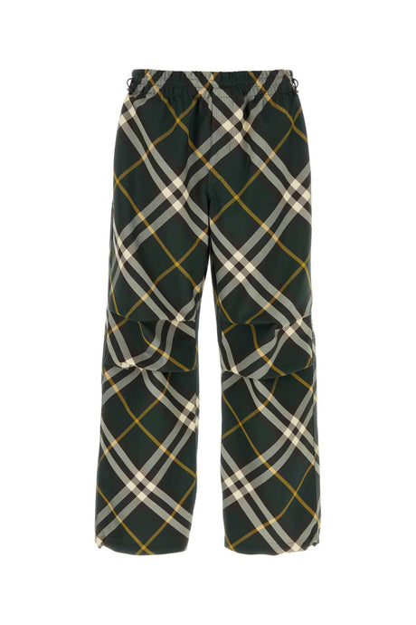 BURBERRY Stylish Embroidered Polyester Pants for Men