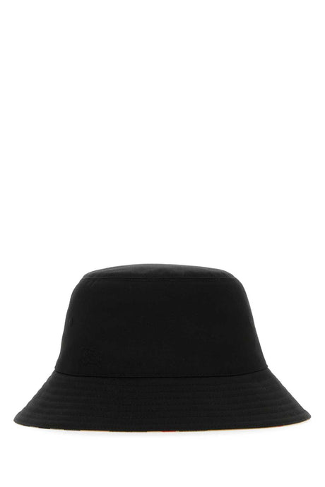 BURBERRY Elegant Black Bucket Hat for Her