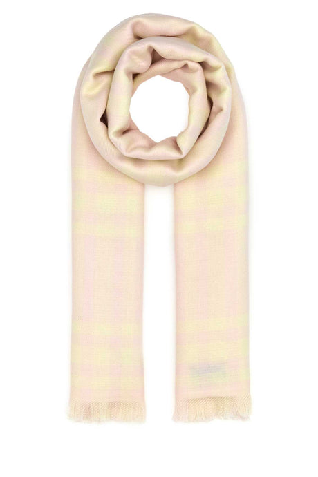 BURBERRY Stylish Printed Wool Blend Scarf - 200cm x 65cm