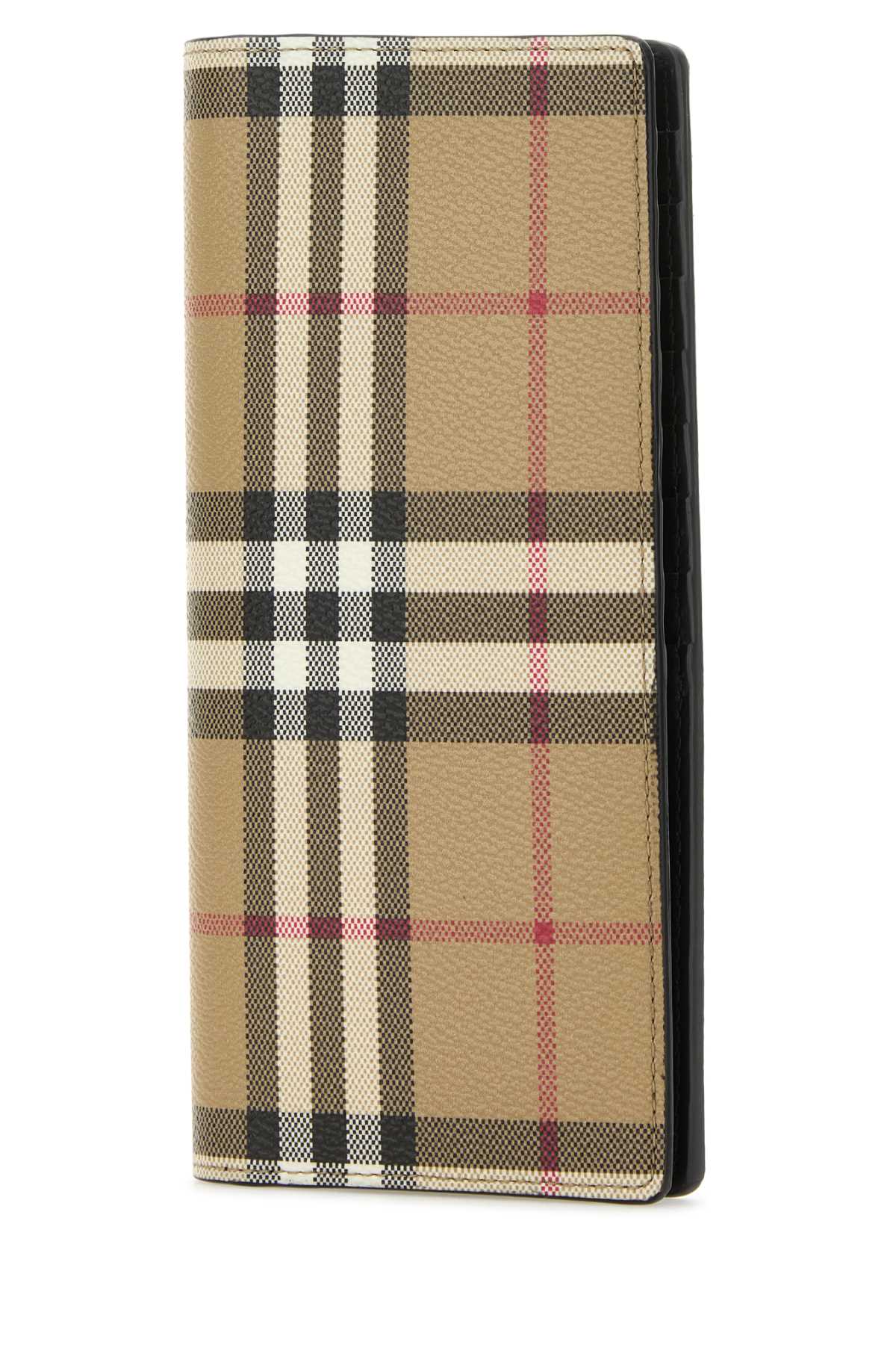 BURBERRY Stylish Printed Canvas Wallet - 18.5 x 10 x 2.5 cm