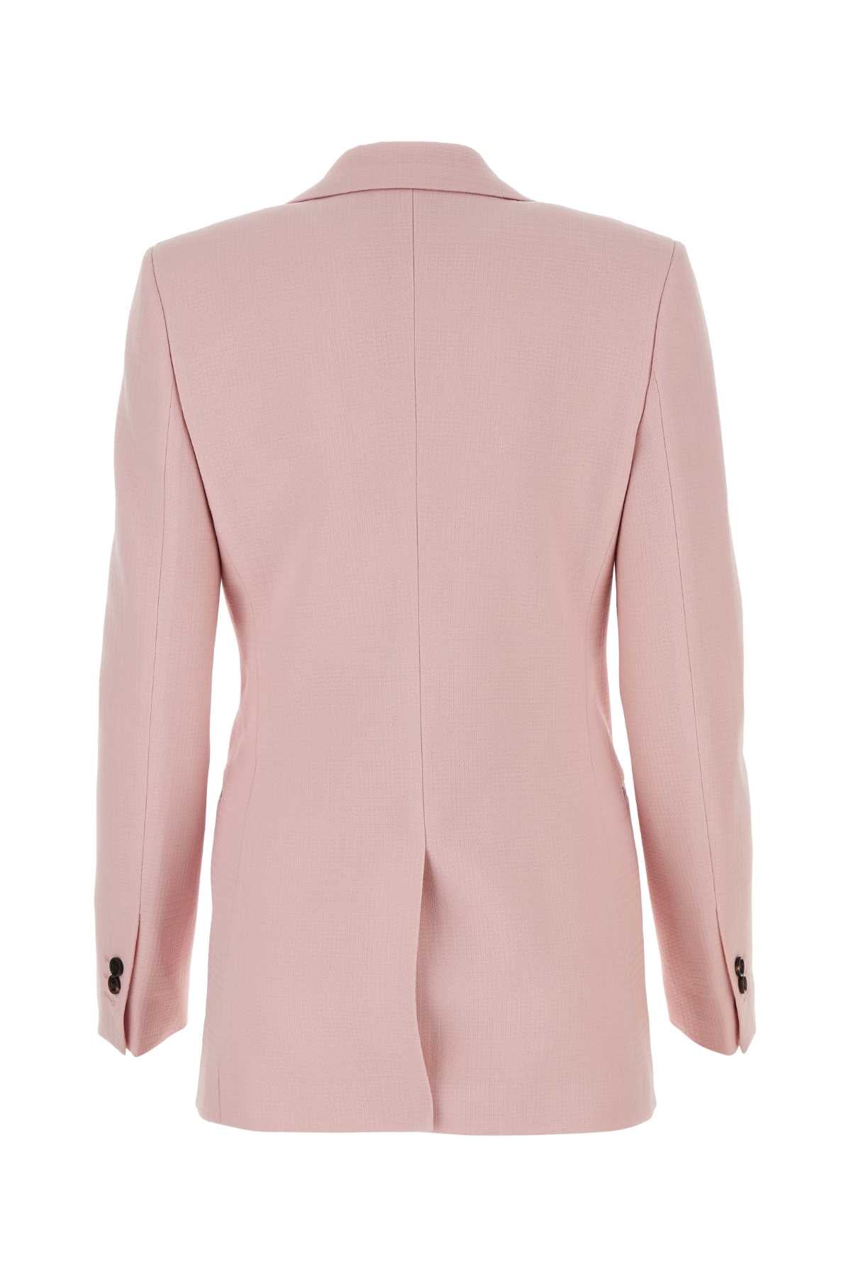 BURBERRY Chic Pink Wool Blazer for Women