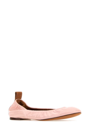 LANVIN Chic Pink Leather Ballerinas