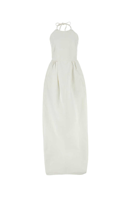 MAX MARA Chic White Denim Dress