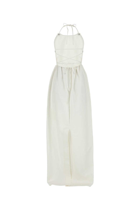 MAX MARA Chic White Denim Dress