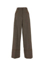 BALLY Embroidered Stretch Wool Blend Wide-Leg Pants