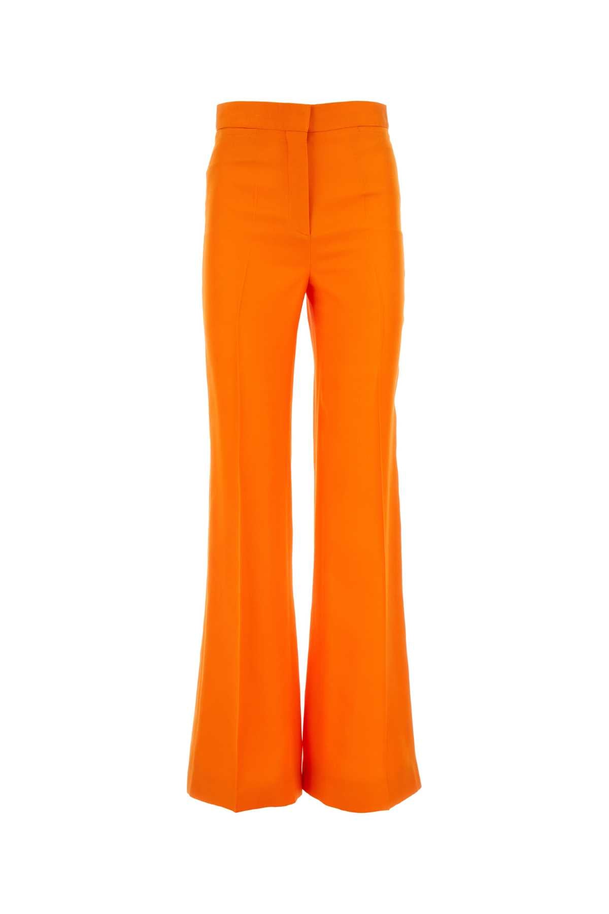 STELLA McCARTNEY Fluo Orange Wide-Leg Pants