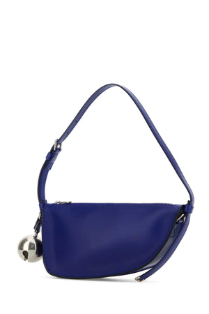 BURBERRY Blue Leather Mini Shoulder Handbag