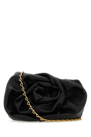 BURBERRY Mini Leather Rose Clutch