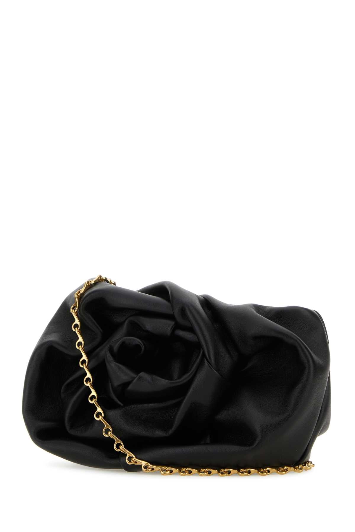 BURBERRY Mini Leather Rose Clutch