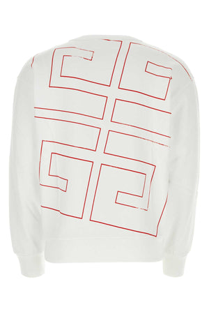 GIVENCHY Classic White Cotton Sweatshirt for Men