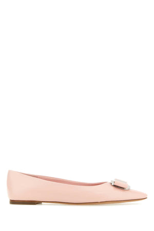 SALVATORE FERRAGAMO Mini Leather Ballerinas for Women