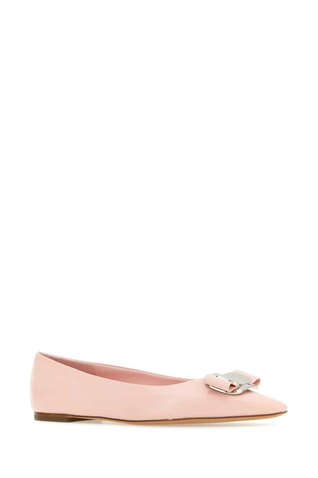 SALVATORE FERRAGAMO Mini Leather Ballerinas for Women