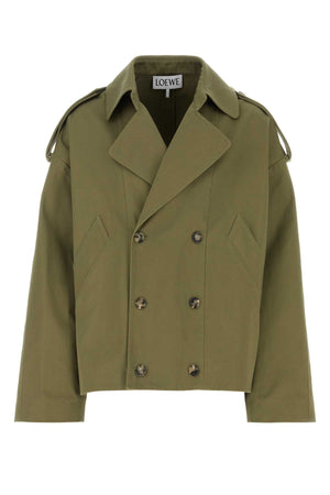 LOEWE Cotton Trench Jacket for Men