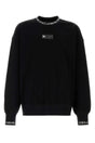 DOLCE & GABBANA Classic Black Cotton Blend Sweatshirt