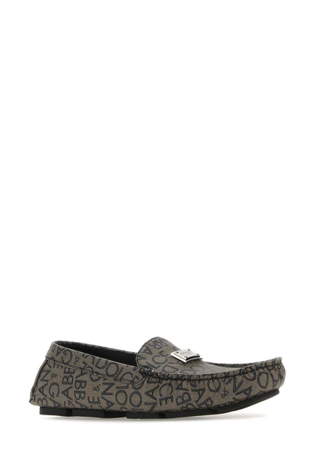 DOLCE & GABBANA Stylish Printed Jacquard Loafers for Men