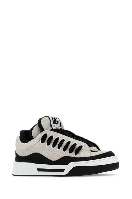 DOLCE & GABBANA Two-tone Suede and Rubber New ROME Sneaker