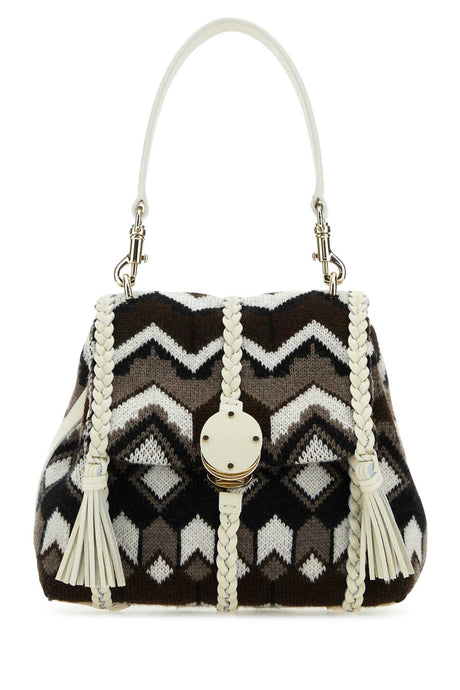 CHLOE Mini Embroidered Wool Handbag