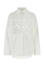 VALENTINO GARAVANI Classic White Poplin Shirt for Women