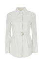 VALENTINO GARAVANI Chic White Poplin Overcoat for Women