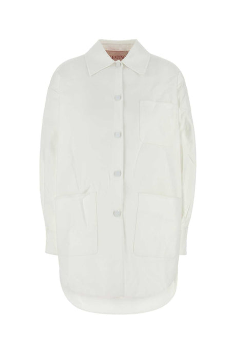 VALENTINO GARAVANI Oversize Cotton Blend Jacket