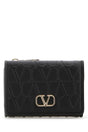 VALENTINO GARAVANI Mini Black Leather Wallet