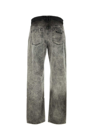 BALMAIN Stylish Grey Denim Jeans for Men