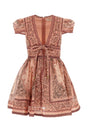 ZIMMERMANN Chic Printed Linen Blend Matchmaker Mini Dress