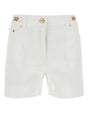 VERSACE Chic White Denim Shorts for Women