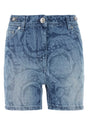 VERSACE Stylish Printed Denim Shorts for Women