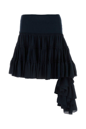 LOEWE Chic Silk Mini Skirt