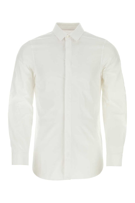 JIL SANDER Classic White Poplin Shirt for Men