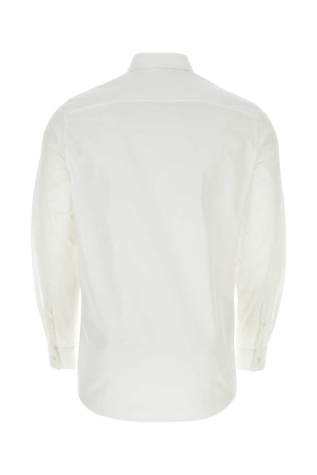 JIL SANDER Classic White Poplin Shirt for Men