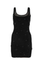 ALEXANDER WANG Chic Black Mesh Mini Dress for Women