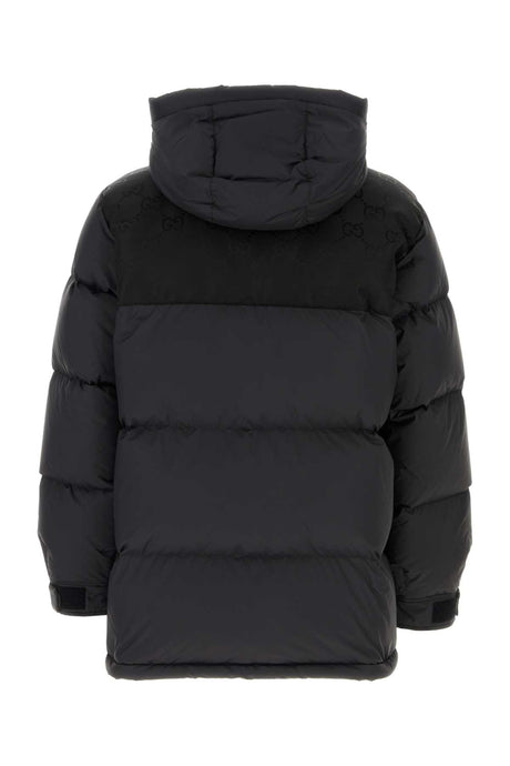 GUCCI Black Nylon Down Jacket for Men