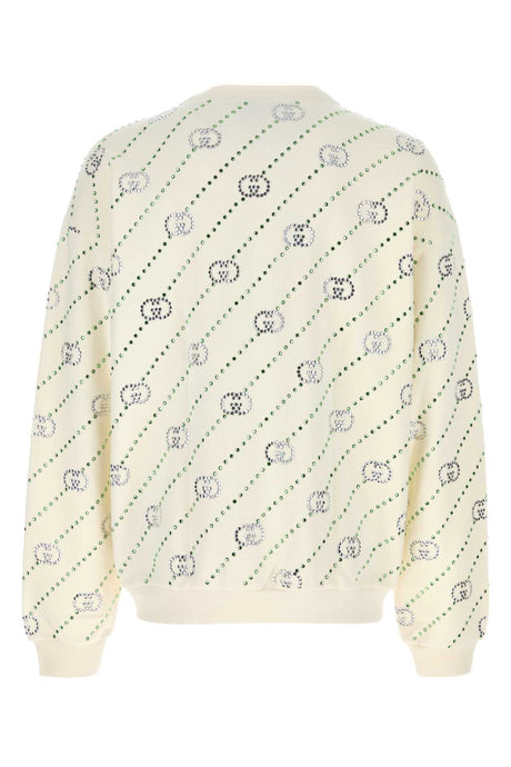 GUCCI Embellished Cotton Sweatshirt for Men