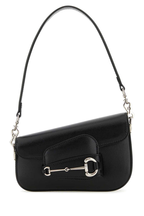 GUCCI Mini Leather Handbag with Horsebit Detail