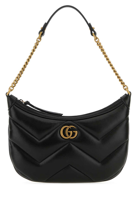 GUCCI Leather GG Marmont Mini Handbag - 25 cm x 15 cm x 3 cm