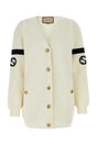 GUCCI Ivory Wool Blend Cardigan