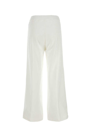 GUCCI Chic White Polyester Blend Pants for Women