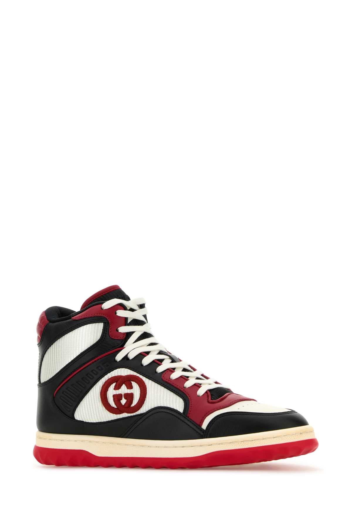 GUCCI Multicolor Leather and Fabric Sneakers for Men